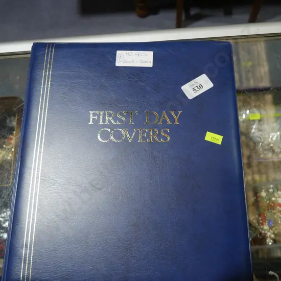 Blue album of New Zealand first day covers