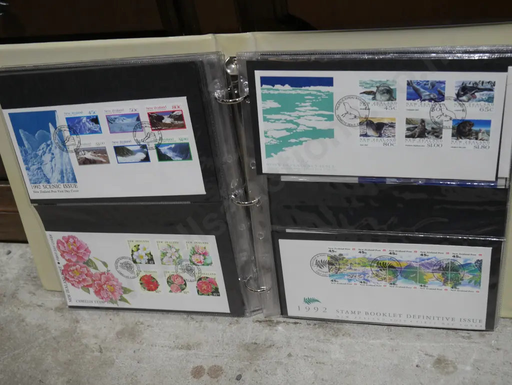 Blue album of New Zealand first day covers Image 1++