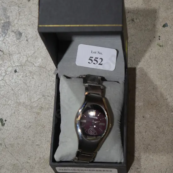 Boxed Geneva wrist watch