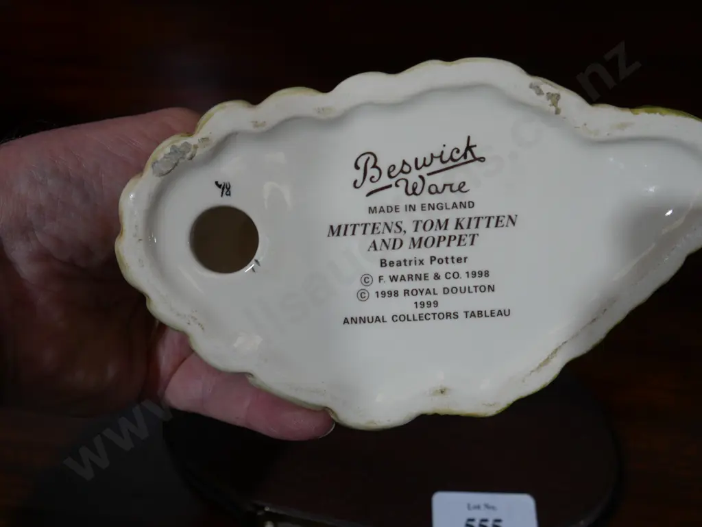 Beswick Beatrix Potter- Mittens, Tom Kitten and Moppet Image 1++