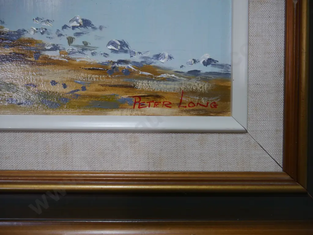 Framed Peter Long oil painting Image 1++