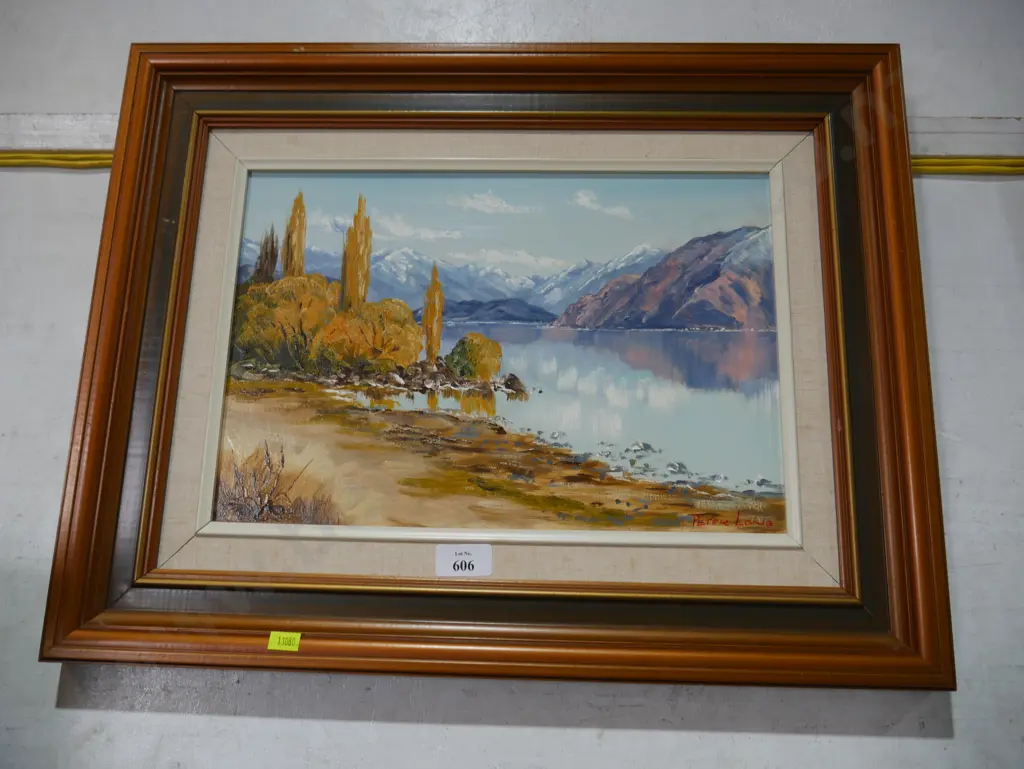 Framed Peter Long oil painting Image 1++