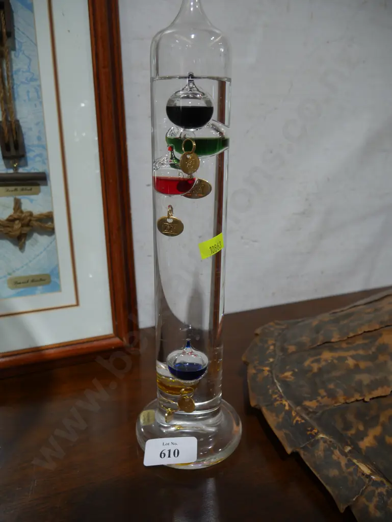 Galileo thermometer handmade in Germany Image 1++