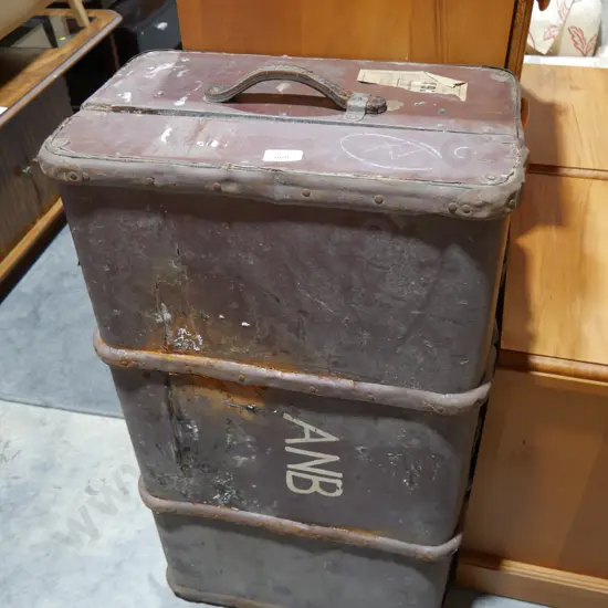 Vintage travel trunk