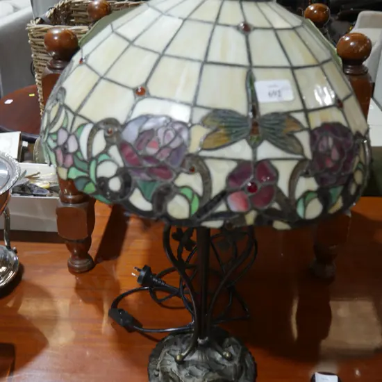 Tiffany style lamp