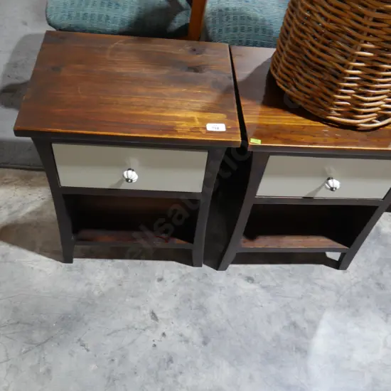 Pair of bedside drawers