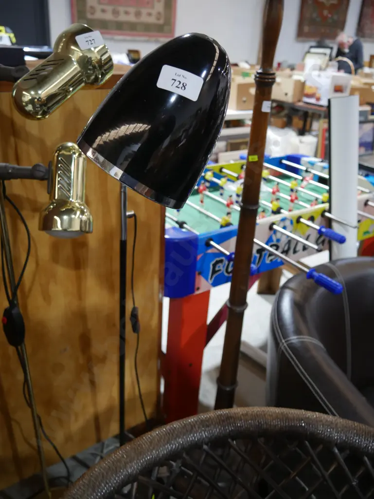 Black spotlight floor lamp Image 1++