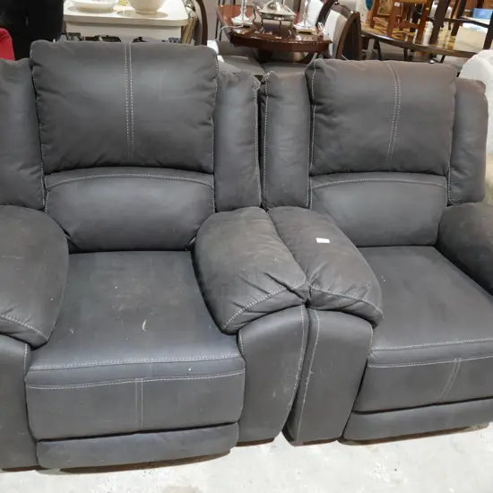 Pair of electric armchairs - missing cords