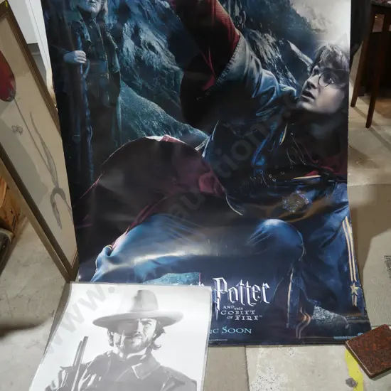 Harry potter and Clint Eastwood posters