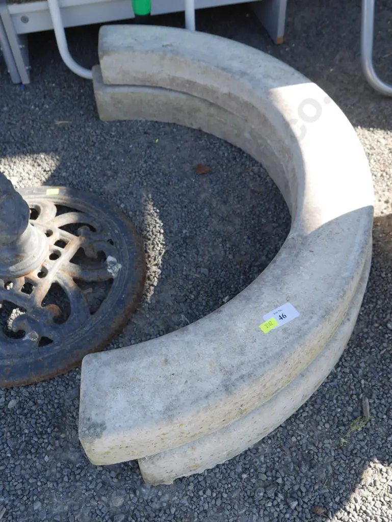 Concrete tree edging Image 1++