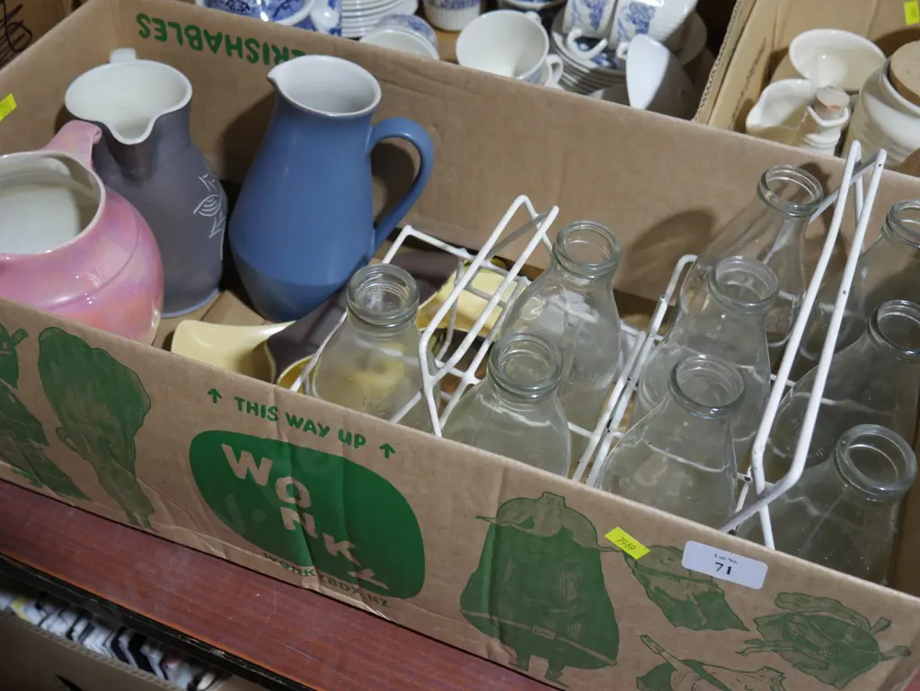 Glass milk bottles ect Image 1++