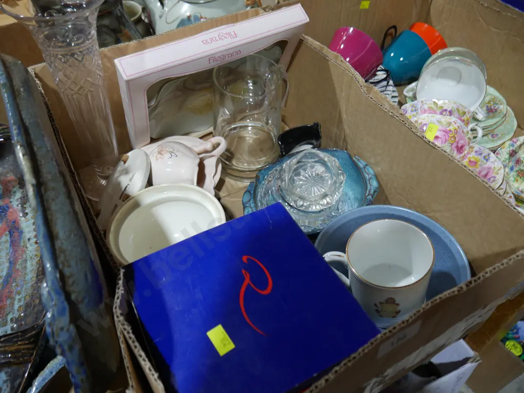 Crystal vase dishes etc Image 1++