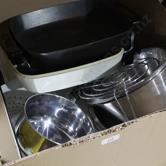 Stainless bowls etc