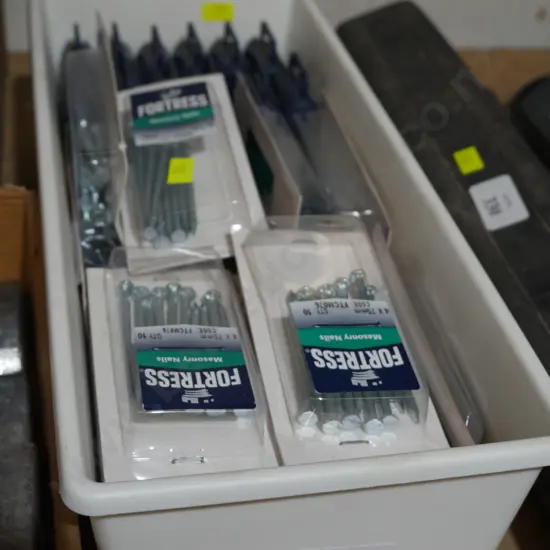 Container of nails