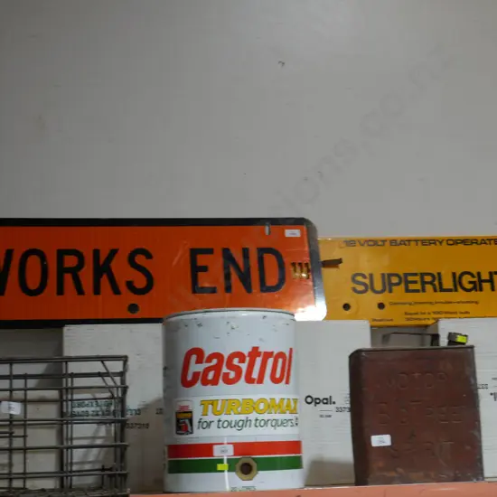 Street sign etc