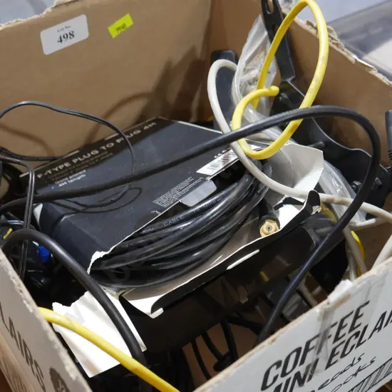 Box of wires ect