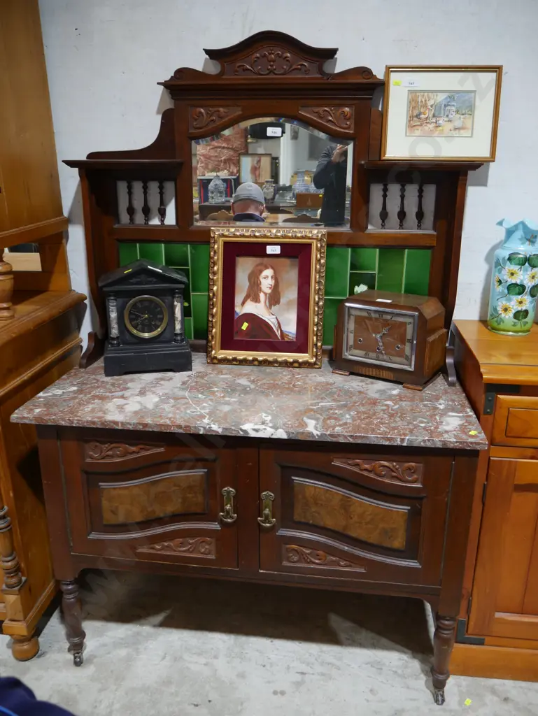Marble top wash stand Image 1++