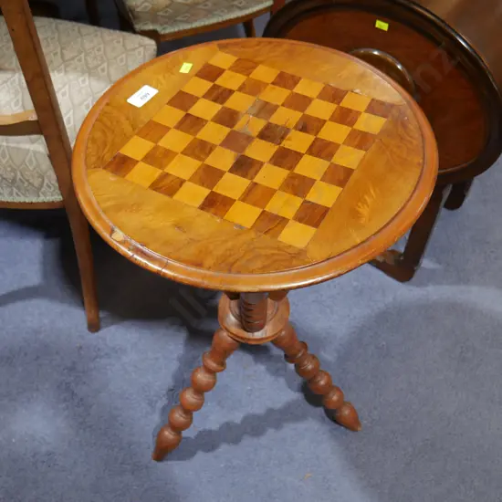 Inlaid wine table