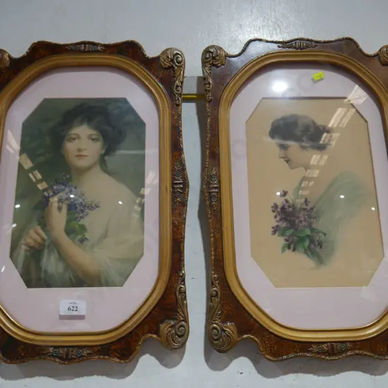 Pair of portraits