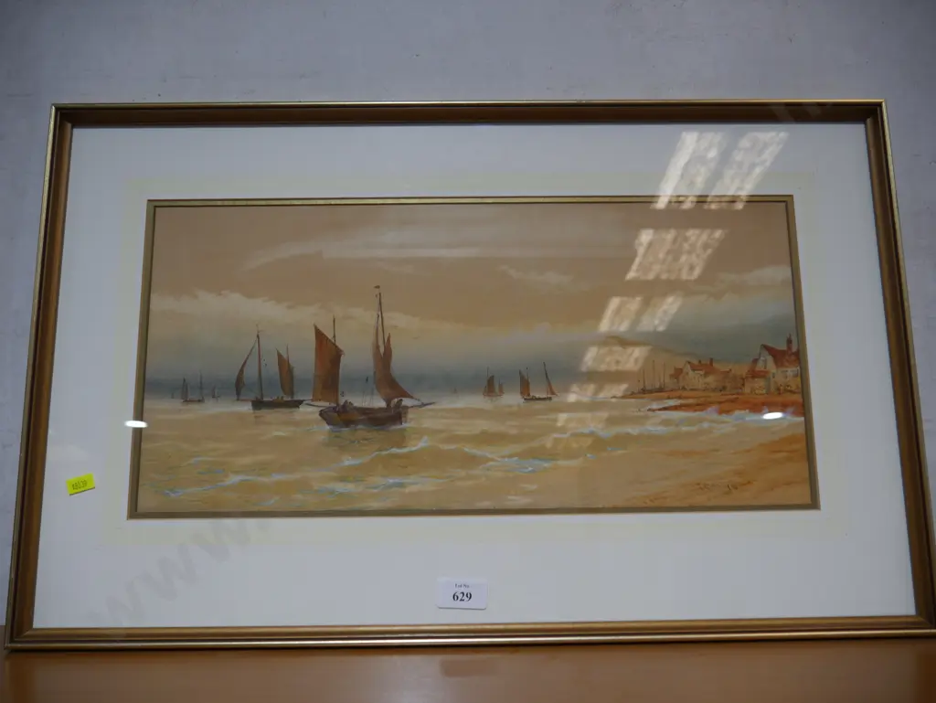 Watercolour of boats Image 1++
