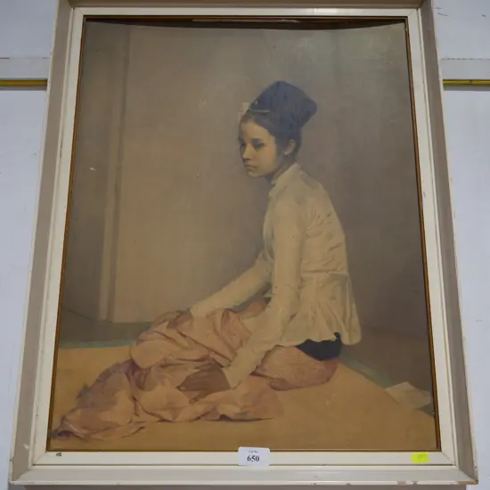 Chinese girl print