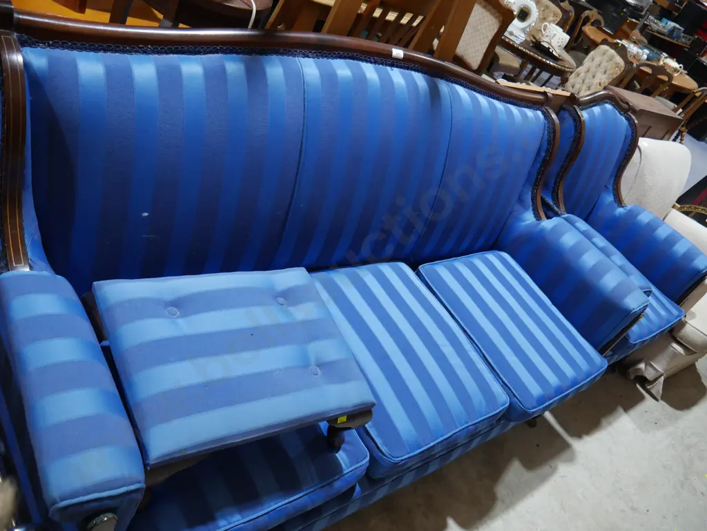 Blue couch and chair Image 1++