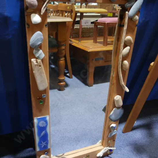 Folk art mirror
