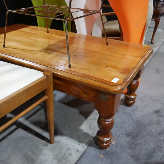 Wooden coffee table