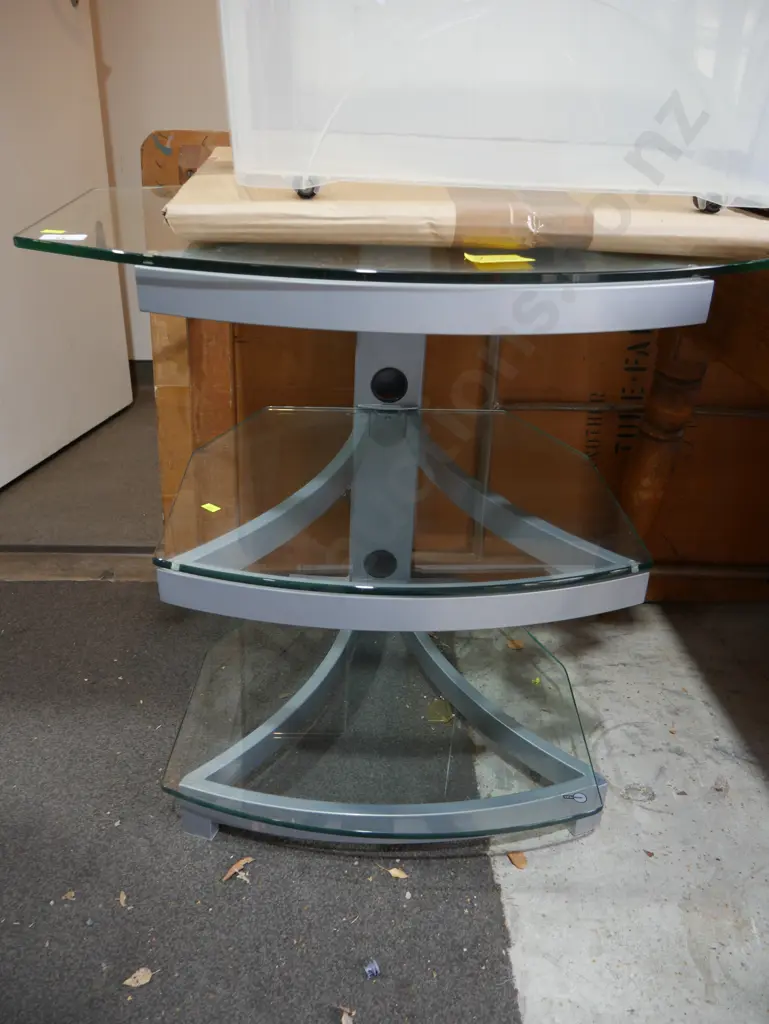 Glass tv 3 tier stand Image 1++