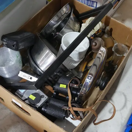Cameras, pots etc