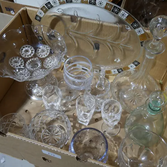 Crystal, glassware