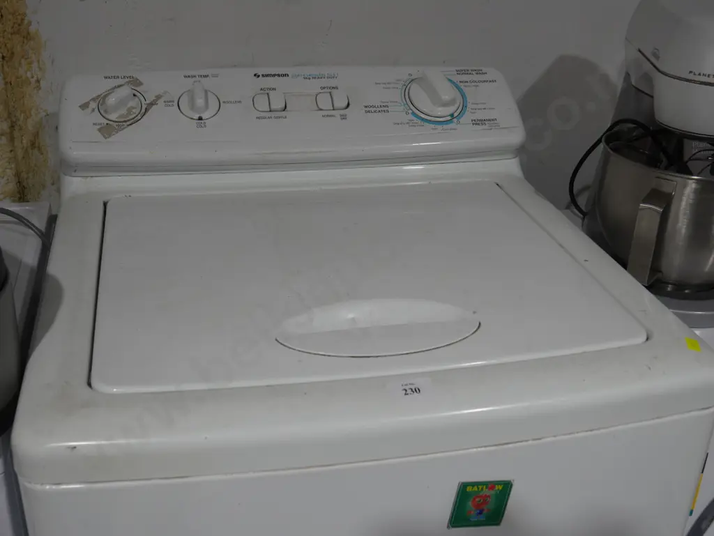 Simpson washing machine Image 1++