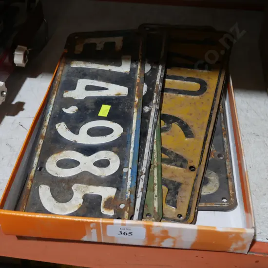 Number plates