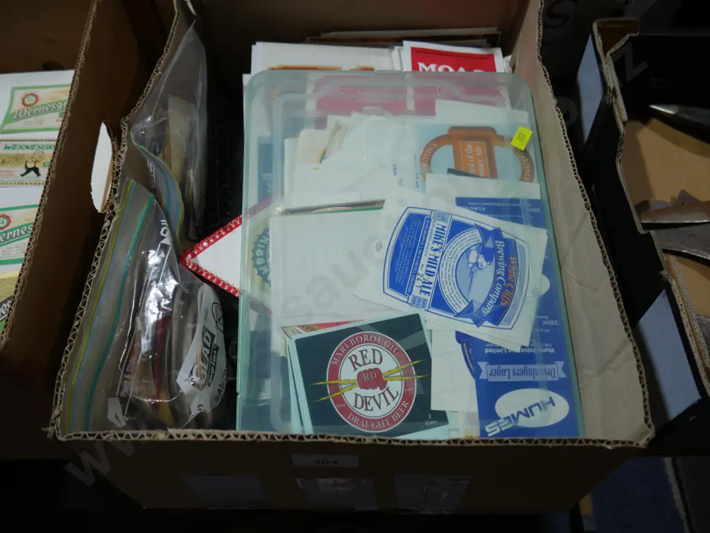 Assorted beer labels Image 1++