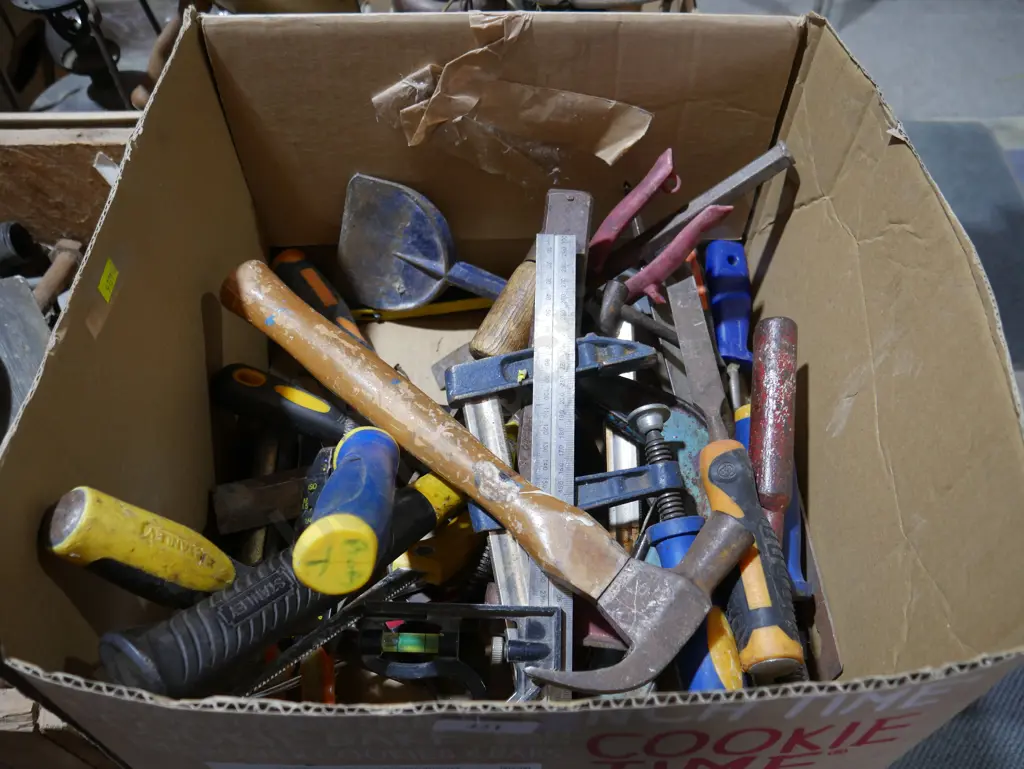 Assorted clamps, chisels etc Image 1++