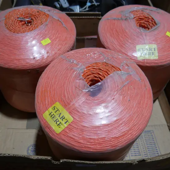 Bailing twine rolls