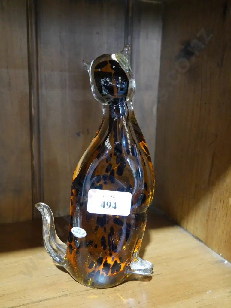 Art glass cat Image 1++