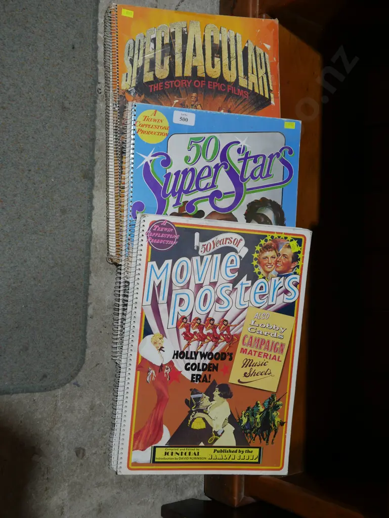 3 movie poster books Image 1++