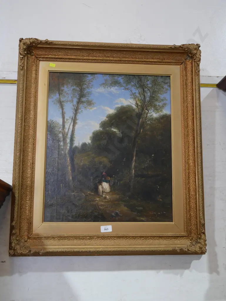 Framed oil painting Image 1++