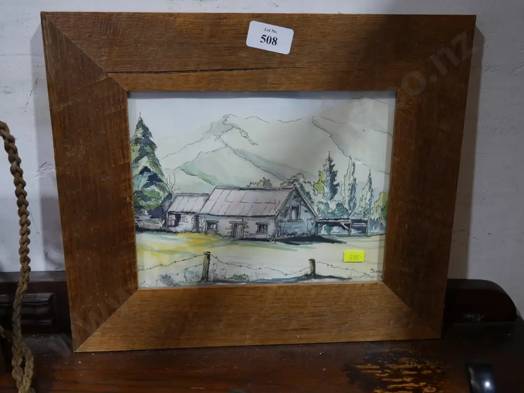 Framed watercolour Image 1++