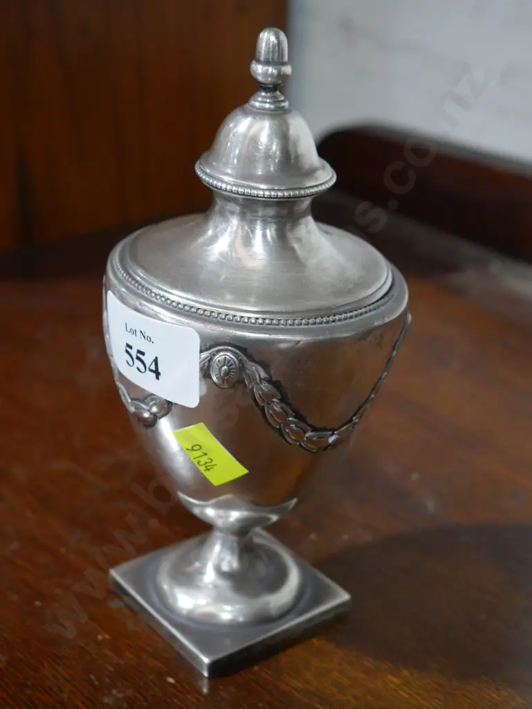 Sterling Silver lidded pot Image 1++