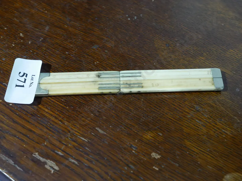 1 foot ivory rule Image 1++