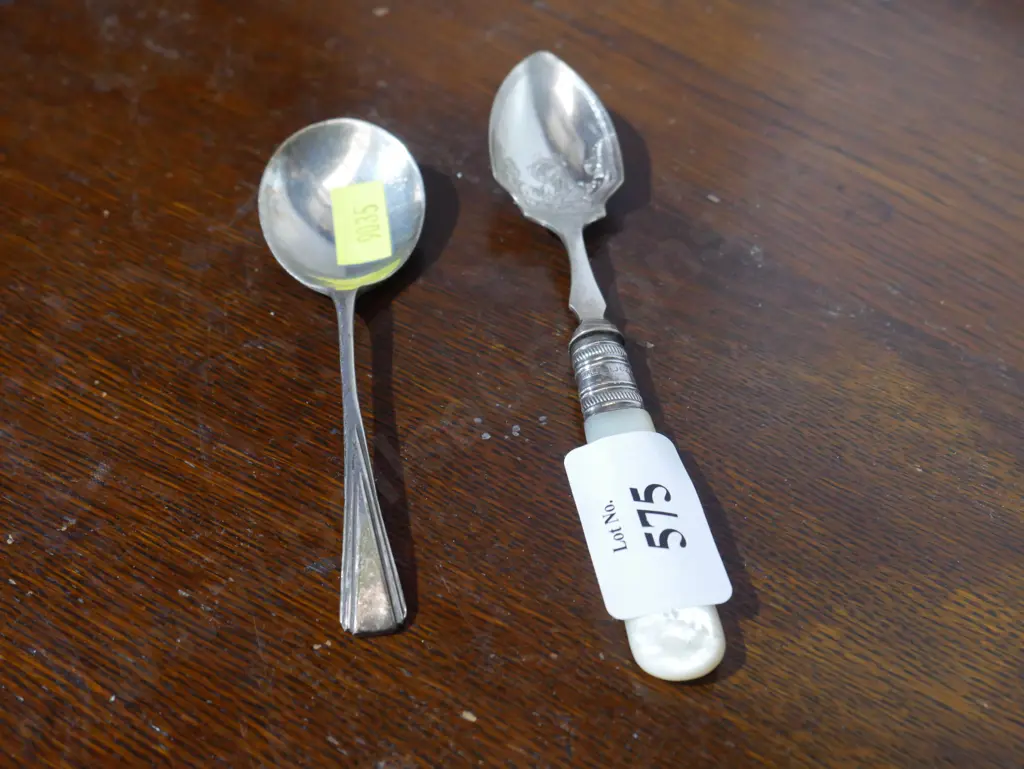 Sterling spoons x2 Image 1++