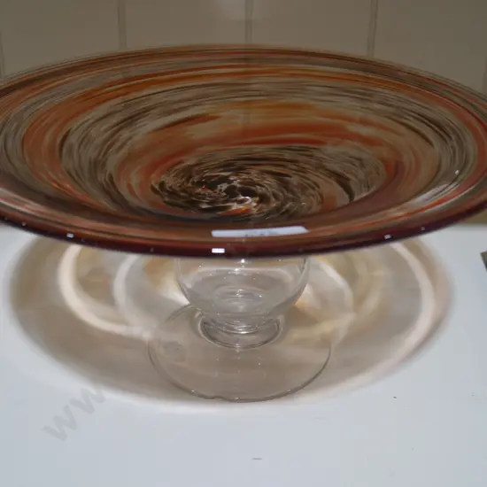 Art Glass comport