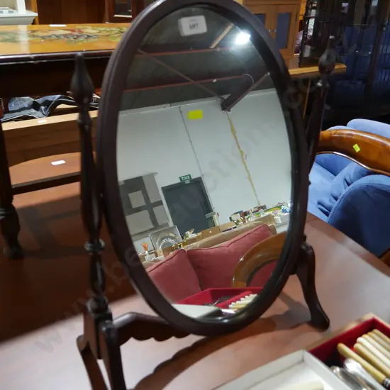 Toilet mirror
