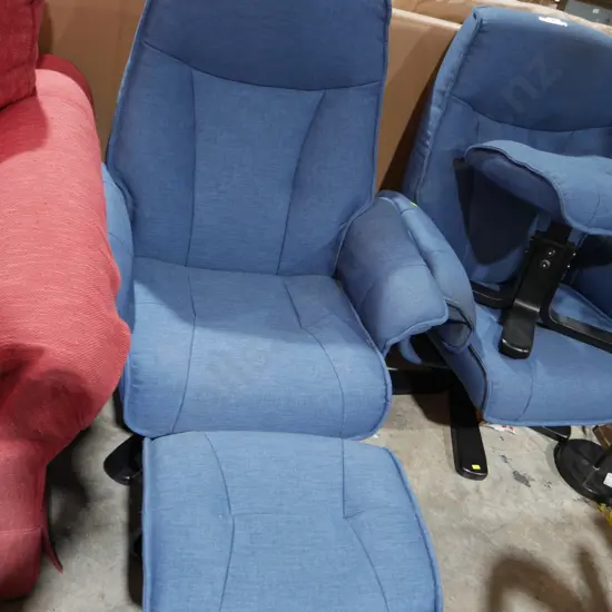 Chair and footstool