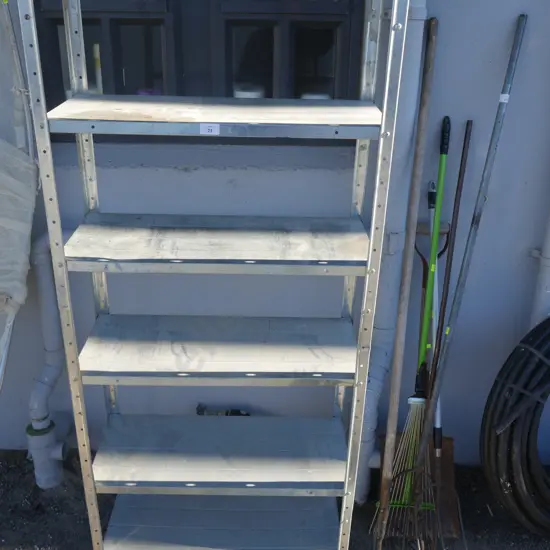 Metal shelf