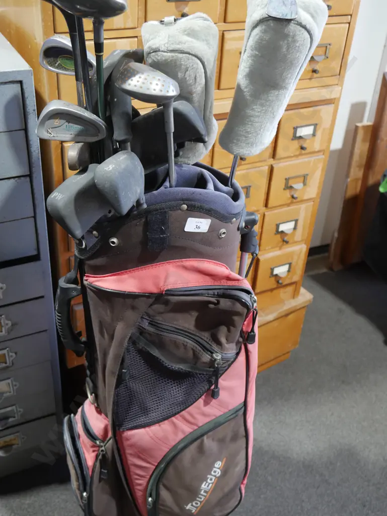 Golf bag and clubs Image 1++