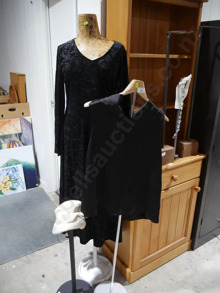 Dress, hat, mannequin, stands etc Image 1++