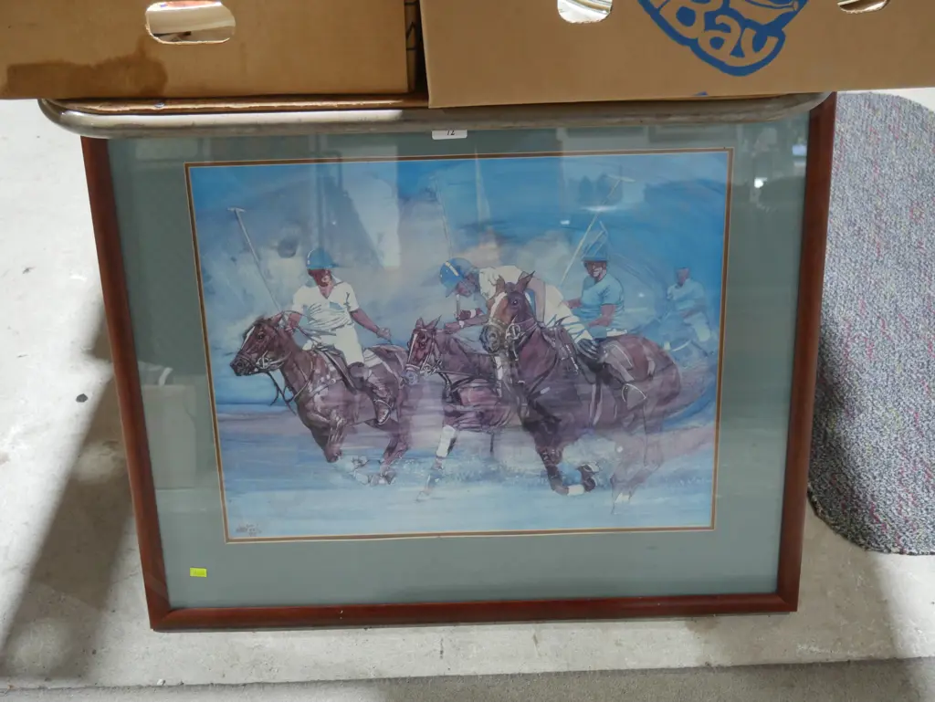 Polo scene artwork Image 1++